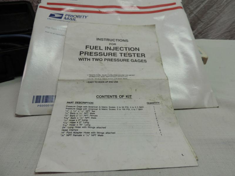 Fuel Injection Pressure Tester with Two Gages SGT33950 Mac Tools , US $64.99, image 9