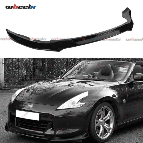 For 2009-2012 Nissan 370Z Front Bumper Lip Body Kit Spoiler Gloss Black Painted, US $66.99, image 8