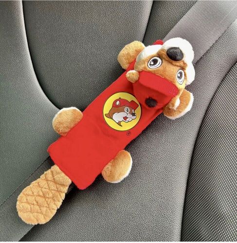BUC-EE'S Gas Station Plush Seatbelt Cover Bucees Beaver Shoulder Pad for Car, US $12.00, image 4