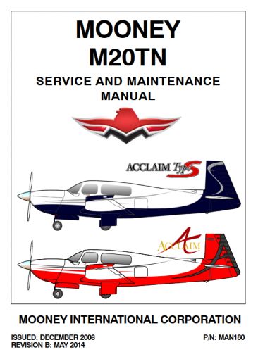 Mooney M20TN Service And Maintenance Manual, US $22.00, image 2