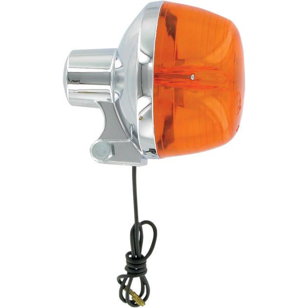 K&s dot turn signal d/f chr/amb rear fits honda cl175k scrambler 175 68-73,75