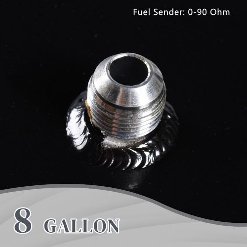 8 Gallon 30L Oil Box Aluminum Alloy Fuel Cell Tank Level Sender Black, US $70.12, image 2