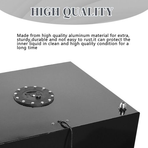 8 Gallon 30L Oil Box Aluminum Alloy Fuel Cell Tank Level Sender Black, US $70.12, image 3
