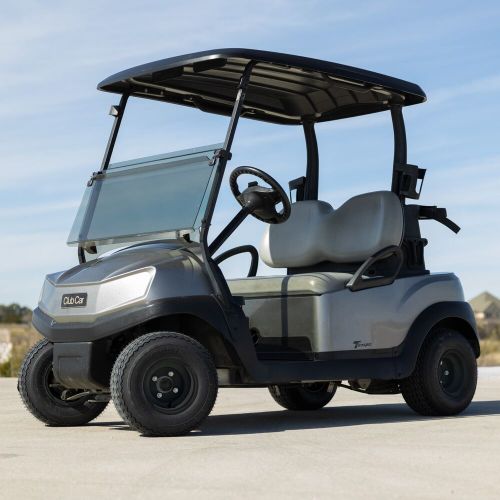 8" steel golf cart wheels and (18/8.5-8) dot golf cart tires combo - set of 4