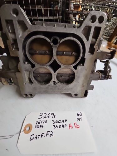 3269s F2 Chevy Corvette Passenger 1962 Vintage Original Carburetor, US $300.00, image 2