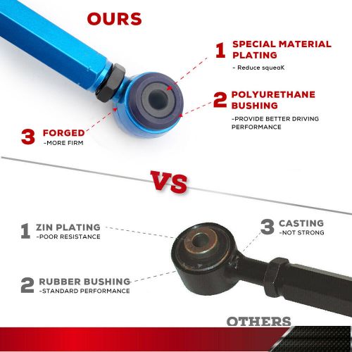 Rear Control Arm Camber Kit Adjustable Racing Fits 350Z 370Z Altima G35 37 Coupe, US $56.99, image 8