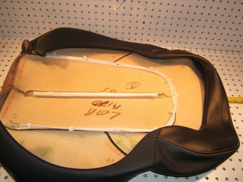 Mercedes R170 SLK 03 front L or R seat LEATHER back CHRARCOAL Beige OEM 1 Cover, US $265.00, image 3