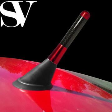 3" red screw on carbon fiber radio antenna acura tsx tl rsx rl nsx cl csx