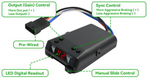 Gokluuk 8508220 Brake-EVN Proportional Brake Controller for Trailers with 1-4 AX, US $59.99, image 8