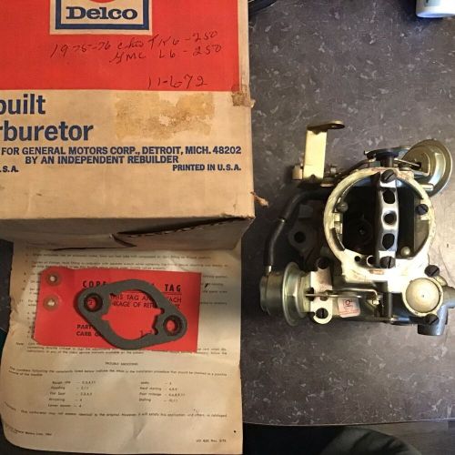 1975-76 Chevy & GMC truck 6 cylinder Monojet Carburetor, US $199.99, image 8