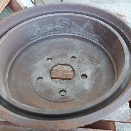 1969 FORD MUSTANG MACH 1 TORINO FOMOCO REAR FINNED 9 INCH BRAKE DRUM DATE 9H, US $89.00, image 2