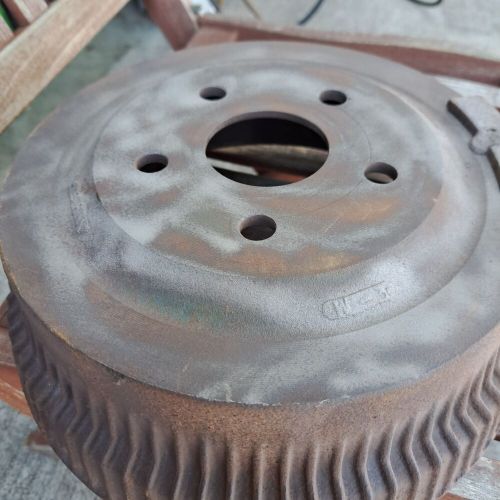 1969 FORD MUSTANG MACH 1 TORINO FOMOCO REAR FINNED 9 INCH BRAKE DRUM DATE 9H, US $89.00, image 6