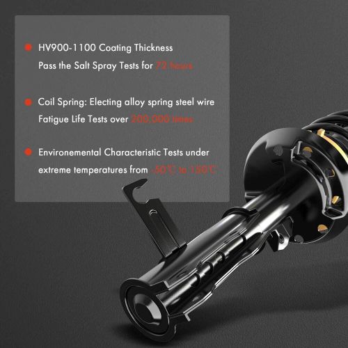 2Pcs Front Complete Strut & Coil Spring Assembly for Kia Optima 2006-2010 Rondo, US $238.20, image 6