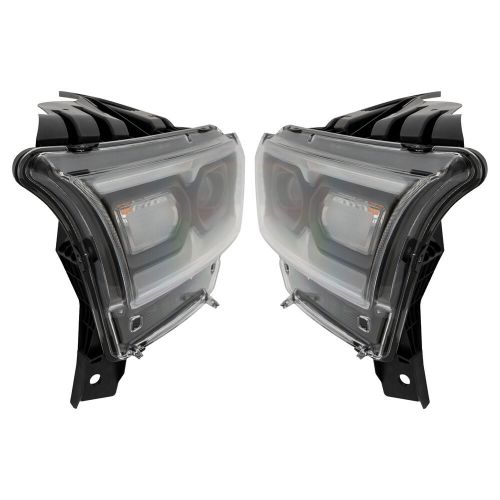 Headlights driver &amp; passenger side headlamps for dodge durango 2021 2022 2023