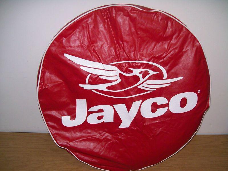 New rv trailer camper jayco 12" spare tire cover red