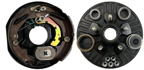 Electric Trailer Brake 10" RH Self Adjusting Backing Plate Drum Kit 5-5, US $90.98, image 6