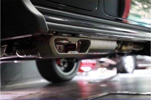 For Mercedes w463a w464 G63 Black aluminum Exhaust Muffler Decorative Cover Trim, US $443.44, image 3