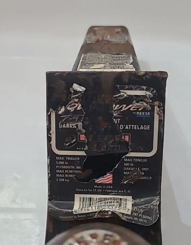 Reese Towpower Trailer Tow Hitch No Pin 5000 lb Ball 3500 lb Rusted Vintage ⬇️ A, US $22.00, image 2