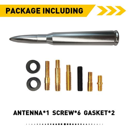 BULLET ANTENNA CALIBER 50 CAL for TRUCK RAM DODGE 1500 F150 FORD RAPTOR BRONCO, US $12.19, image 8