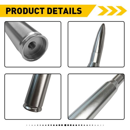 BULLET ANTENNA CALIBER 50 CAL for TRUCK RAM DODGE 1500 F150 FORD RAPTOR BRONCO, US $12.19, image 10