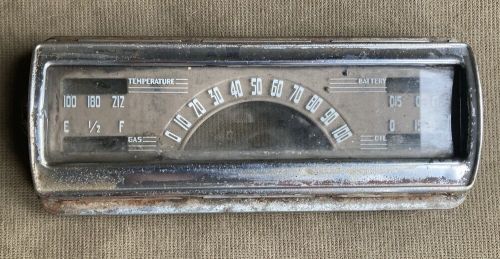 1941 1946 CHEVY GMC PICKUP SPEEDOMETER INSTRUMENT CLUSTER BEZEL Nice Patina!!, US $29.99, image 6