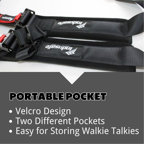 Indusafe 2&#039;&#039; 4-point racing seat belt harness,quick release  go-kart utv atv 4x4