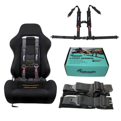 Indusafe 2'' 4-Point Racing Seat Belt Harness,Quick Release Go-Kart UTV ATV 4x4, US $69.99, image 20