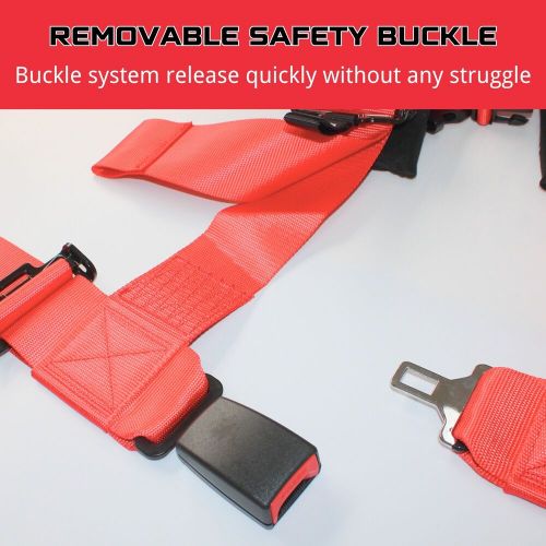 Indusafe 2'' 4-Point Racing Seat Belt Harness,Quick Release Go-Kart UTV ATV 4x4, US $69.99, image 42