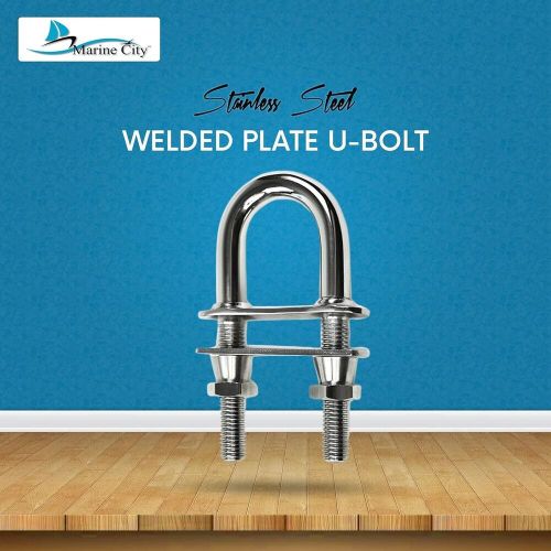 Polished 316 Grade Stainless Steel Welded Plate U-Bolt Rust and Corrosion Res..., US $53.99, image 4