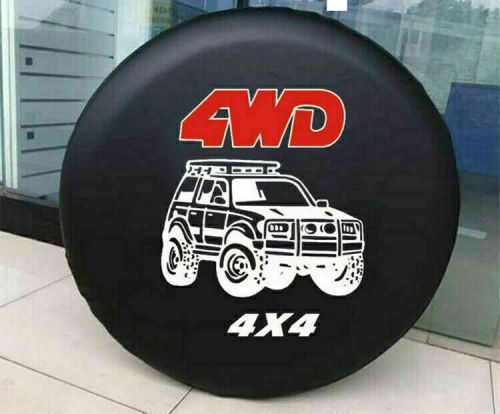 Universal Spare Wheel Storage Bag Tire Cover Size 16" Inches for SUV 4WD Blk #9, US $43.65, image 6