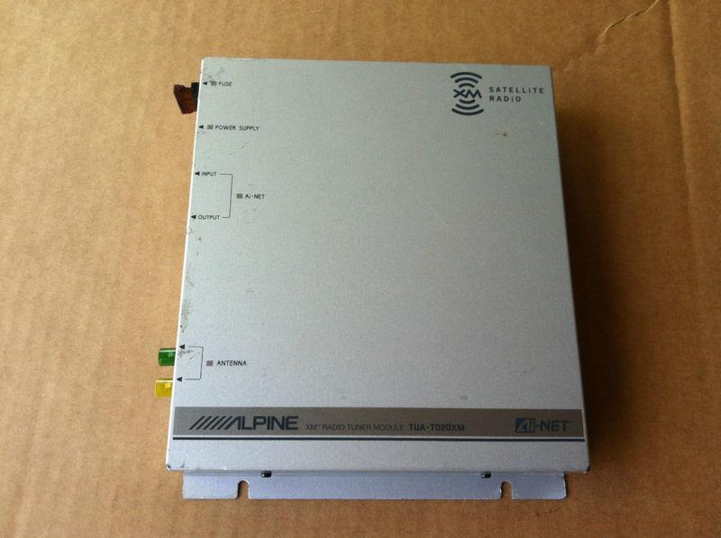 Alpine xm radio tuner module tua-t020xm satellite radio 