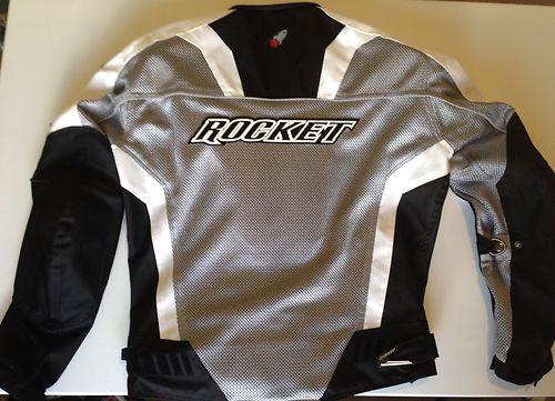 Joe Rocket UFO 2.0 Textile Mesh Motorcycle Jacket Grey, Size XL, US $100.00, image 3