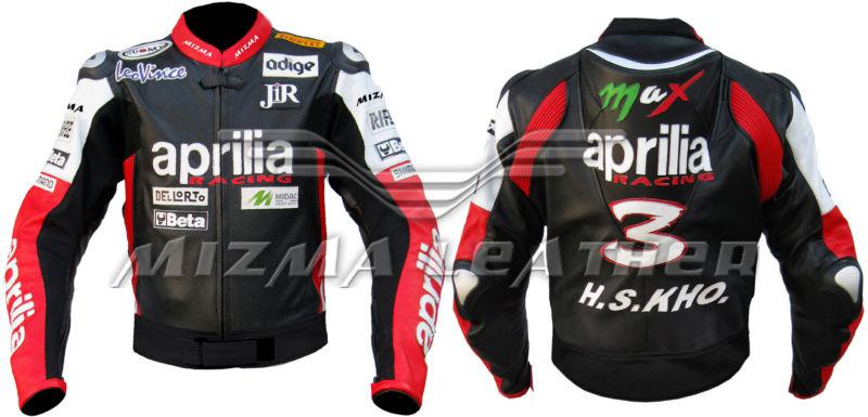Aprilia motorbike | motorcycle racing  leathers jacket mens & womens all size