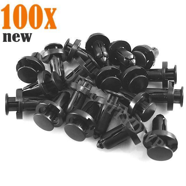 Find 100X Honda Acura Front Rear Bumper Clips Nylon Retainer Fastener