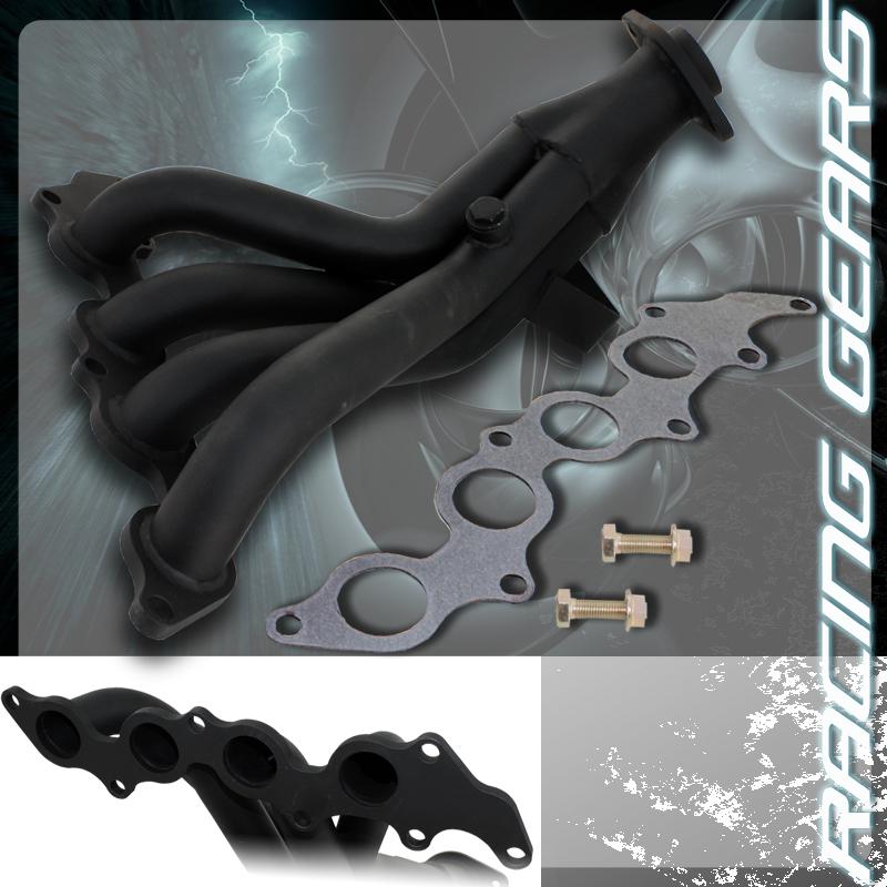 2003-2007 maza 6 4 cylinder black coated t-304 stainless steel exhaust header