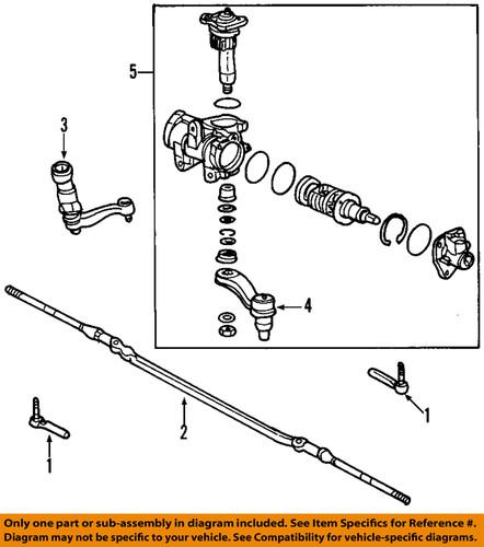 Gm oem 19153560 steering gear box/gear box