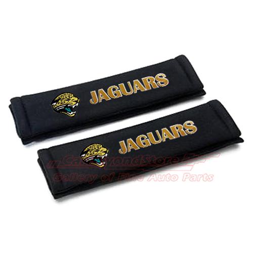 Nfl jacksonville jaguars seat belt shoulder pads, pair, licensed + free gift