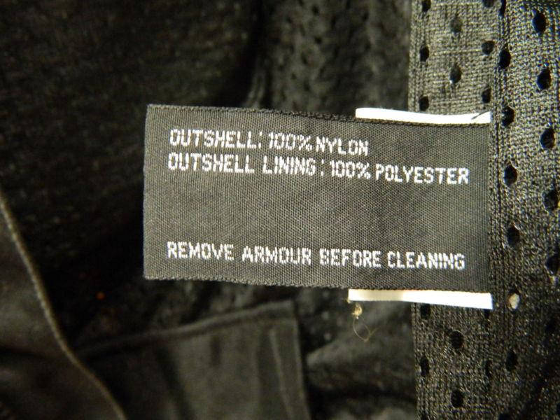 Triumph Raptor Mesh Motorcycle Jacket Black/Grey Nylon Size 43-53 w/Armor B3209, US $9.95, image 3