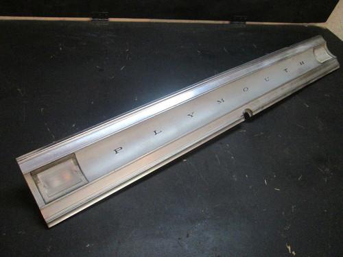 67 plymouth belvedere tail panel trim molding rear trunk lid hemi super stock