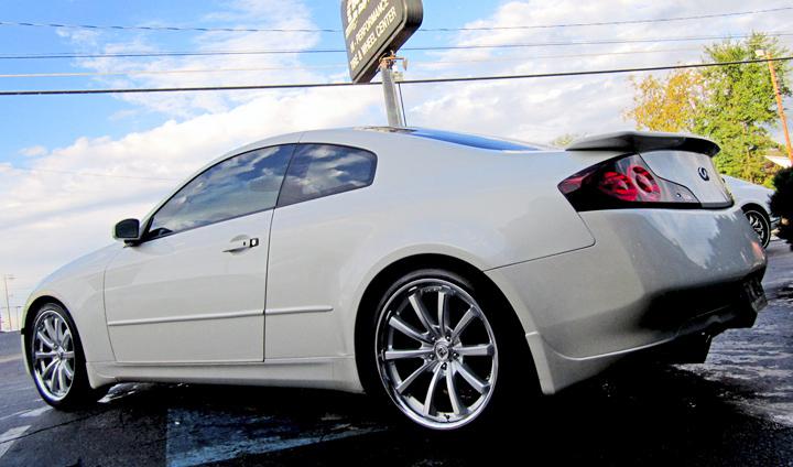 20" lexani cvx-55 wheels nissan 350z 370z g35 g37 coupe mustang rims