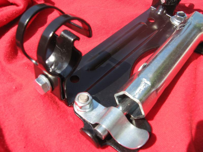 1974  tru 1976 honda xr75 front number plate bracket & plug wrench   nice!!!