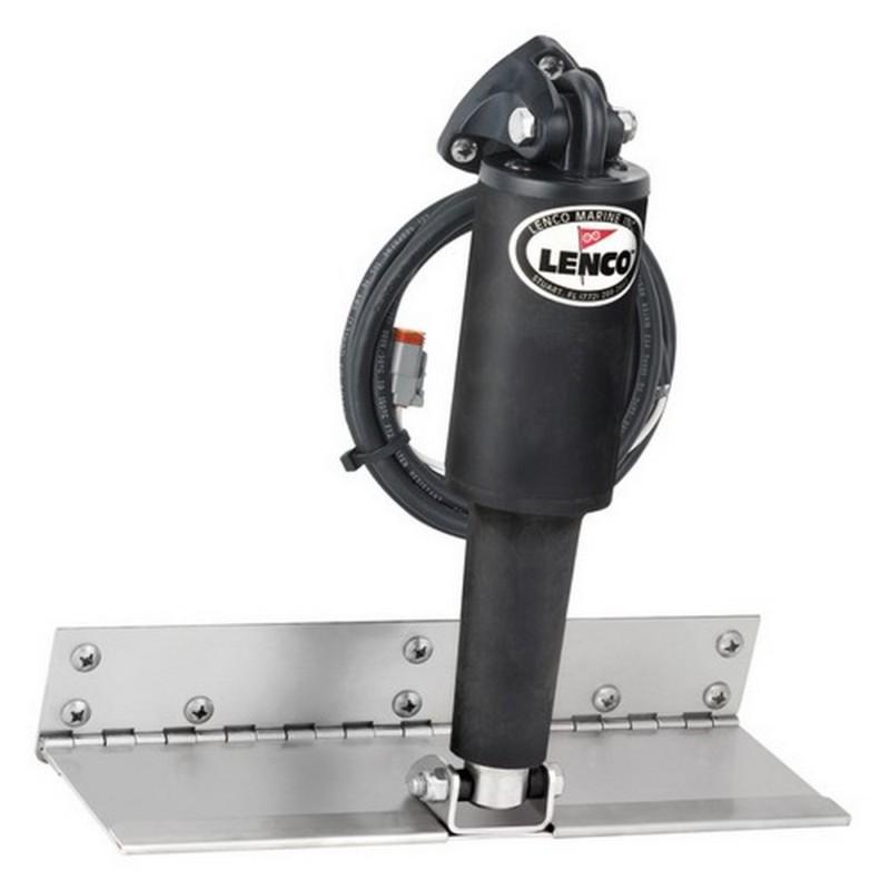 Lenco 15052-101 trim tab kit 4" x12" marine for limited space w/out switch kit 