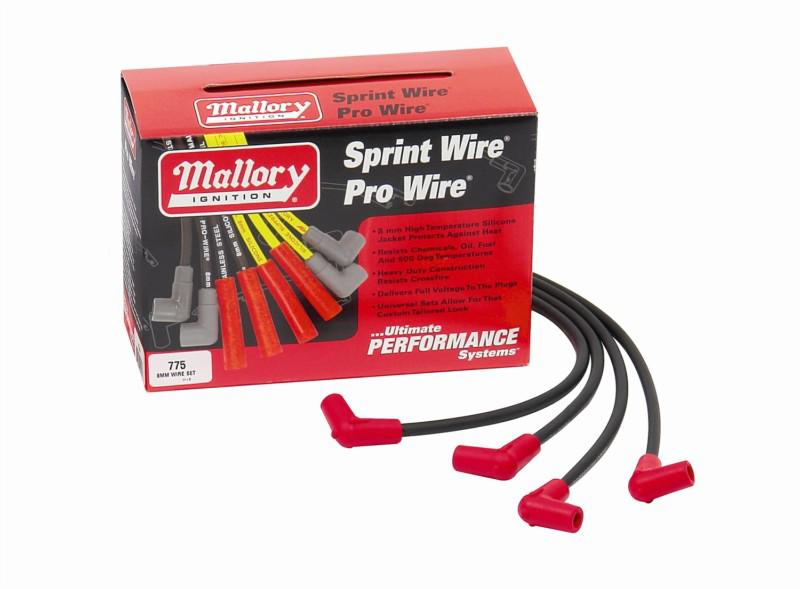 Find Mallory 775 Pro Wire Universal Spark Plug Wire Kit in Chino