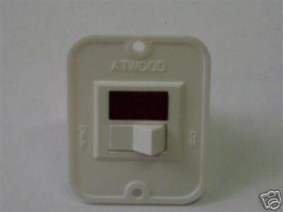 Atwood dsi rv trailer water heater switch white 91859