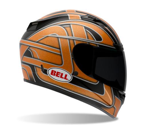 Bell Helmet Vortex Damage Orange Flake Motorcycle Full Face Sport Bike 2XLarge, US $179.95, image 2