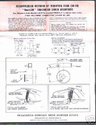 58 59 60 61 62 63 64 Chevy Impala SS Drag Shock Mounts Vintage Speed Equipment, US $49.00, image 2