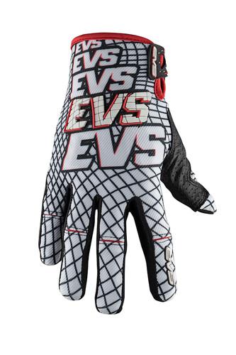 Evs re-run motocross gloves white/black
