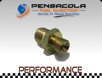 New 2004.5-2010 gm chevy 6.6 6.6l duramax diesel ported fuel rail fitting (2044)