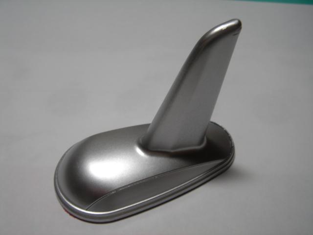 Car decorative small shark fin antenna silver