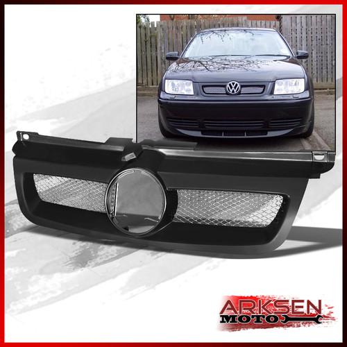 99-05 volkswagen jetta sport black front grille mesh style grill new set